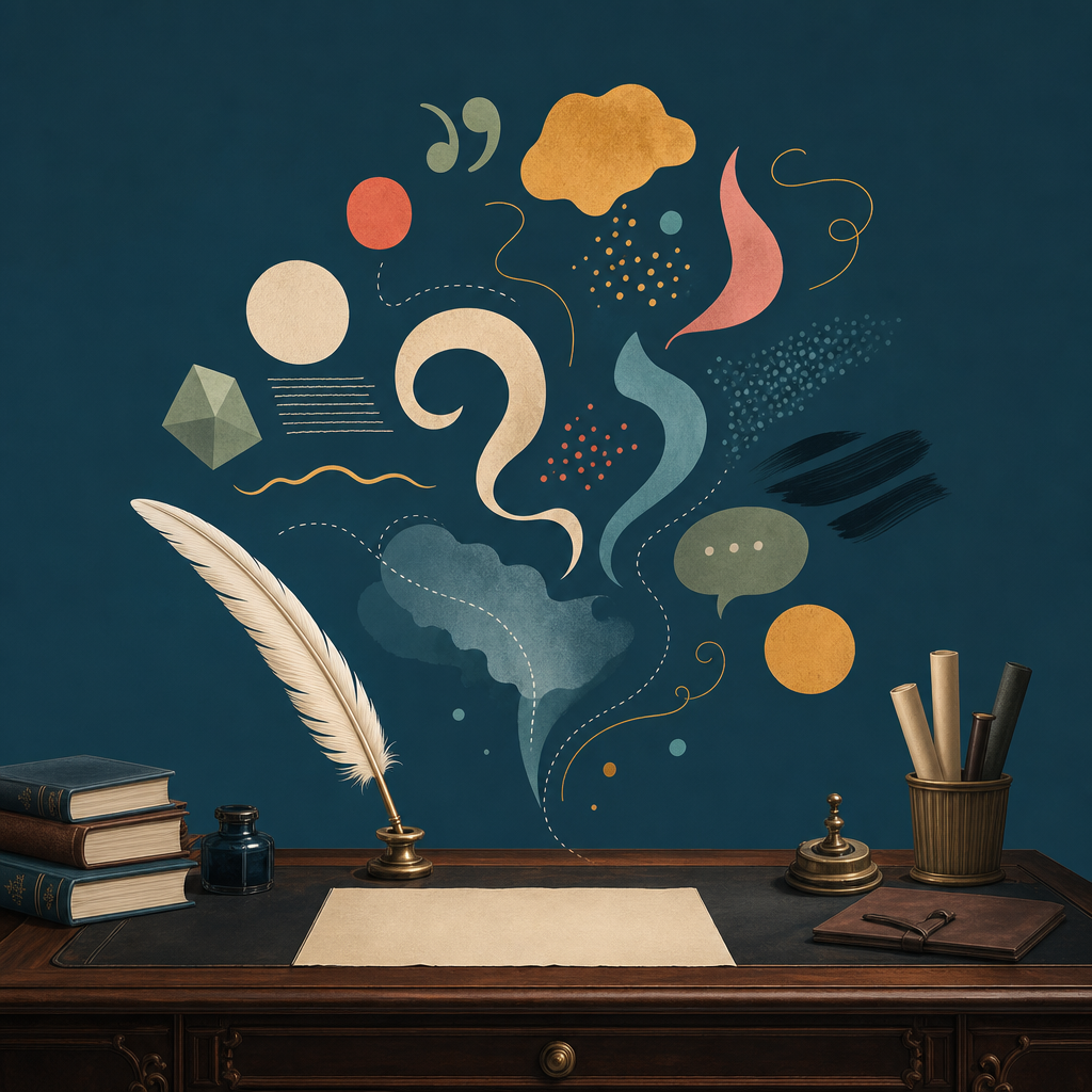 Illustration pédagogique procédés d'écriture liste